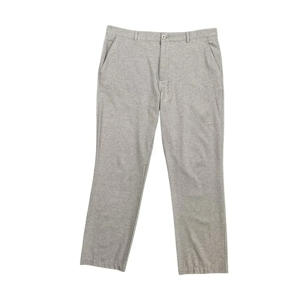 Johnston & Murphy Pants Mens 36 Grey XC4 Golf Performance Lightweight Golf Chino